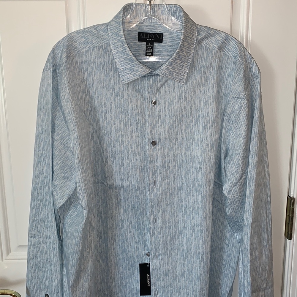 Mens long sleeve Alfani dressshirt NWT